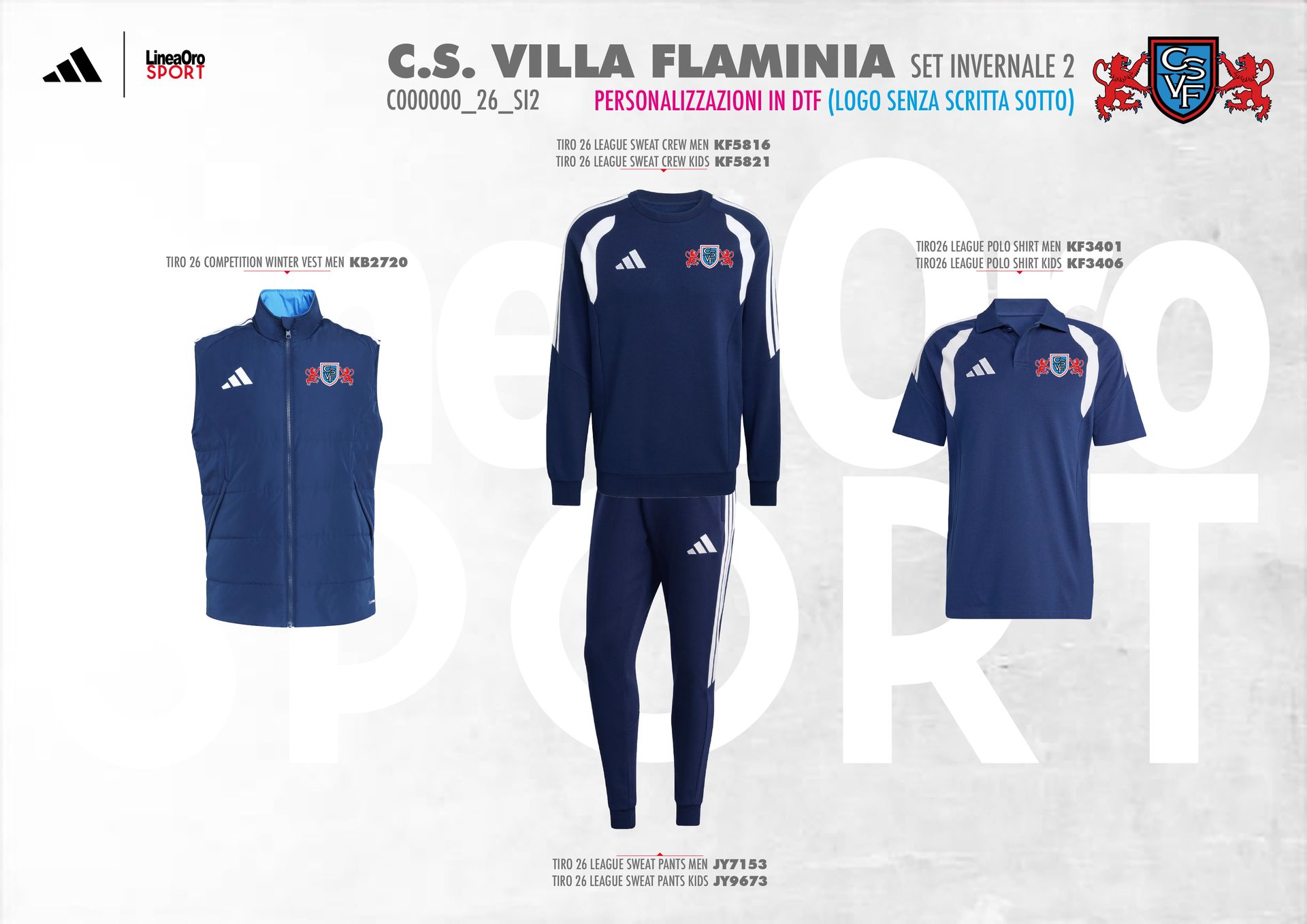 ASD VILLA FLAMINIA 2026 SET INVERNALE 2 - L