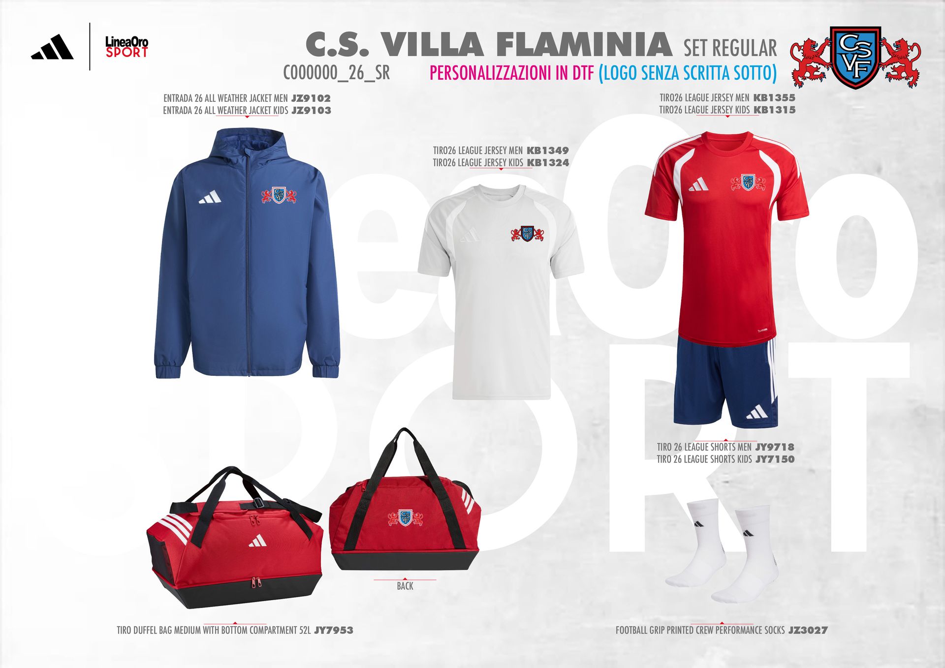 ASD VILLA FLAMINIA 2026 SET REGULAR - S